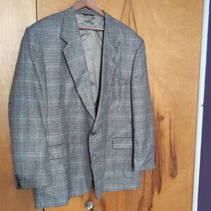 Gray/Black Crosshatch Sport Coat 52L